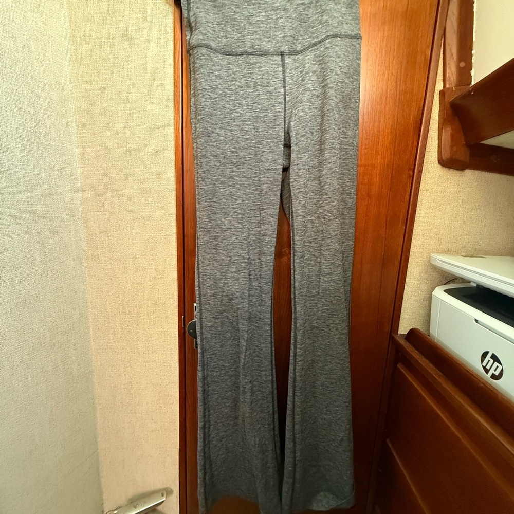 Lululemon Athletica Gray Flare Leggings